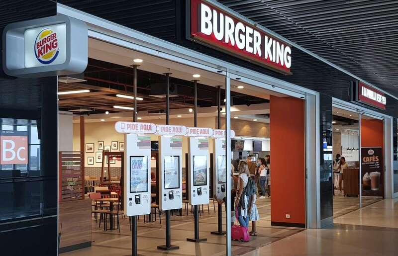 Imagen del nuevo local de Burger King en el Aeropuerto (Foto TA)